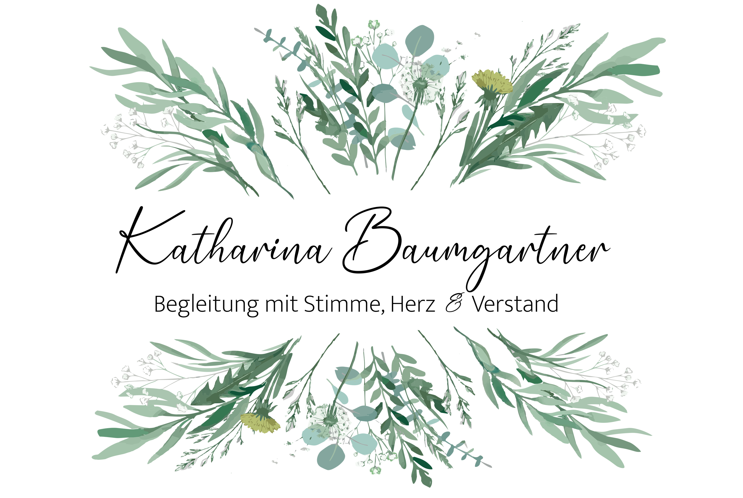 Blumen Logo Katharina Baumgartner Sängerin